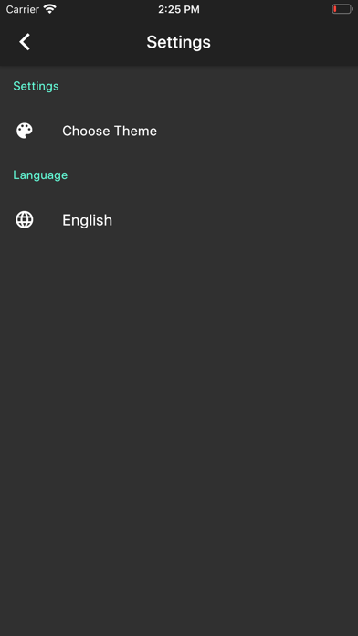 App screenshot