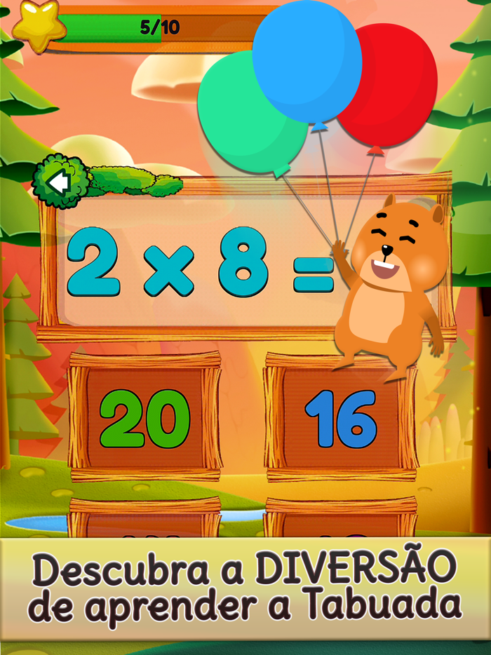 Jogos de Tabuada e Amigos