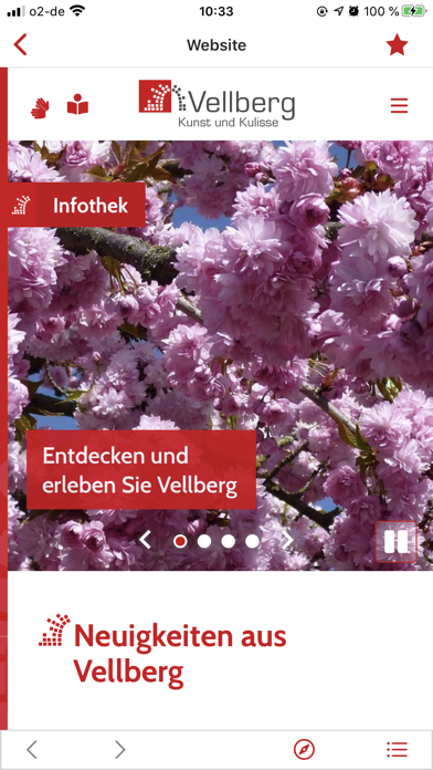 Vellberg App Screenshot