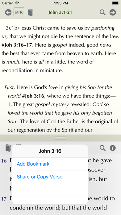 Matthew Henry Study Bible Screenshot