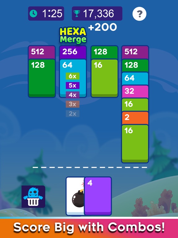 Solitaire Merge Blitz - Skillz iPad screenshot