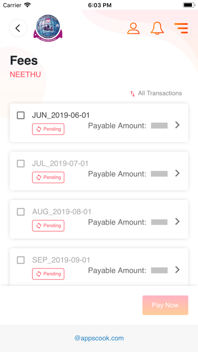 App screenshot