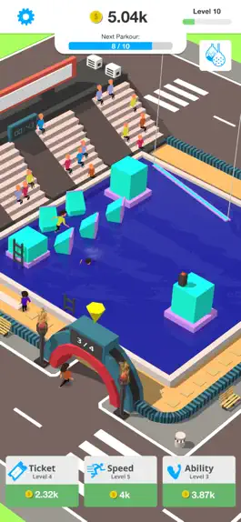 Game screenshot Idle Parkour mod apk