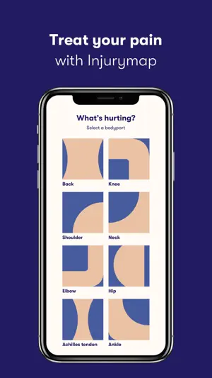 Injurymap - Physiotherapy App screenshot 1