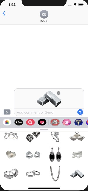 Silver-Emoji Sticker(圖3)-速報App