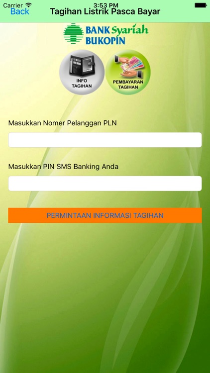 Syariah Bukopin SMS Banking screenshot-3