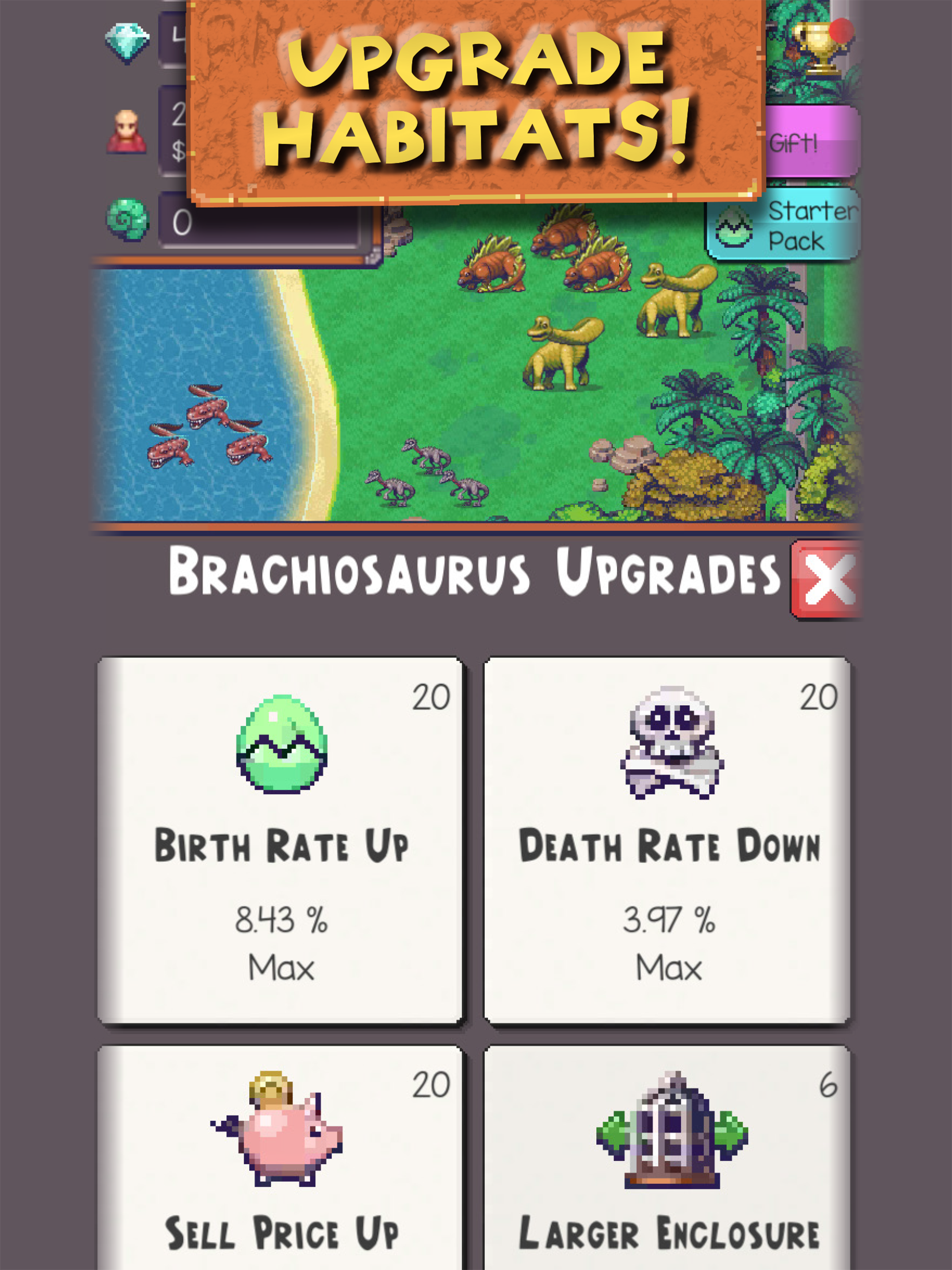 Idle Dino Zoo screenshot 12