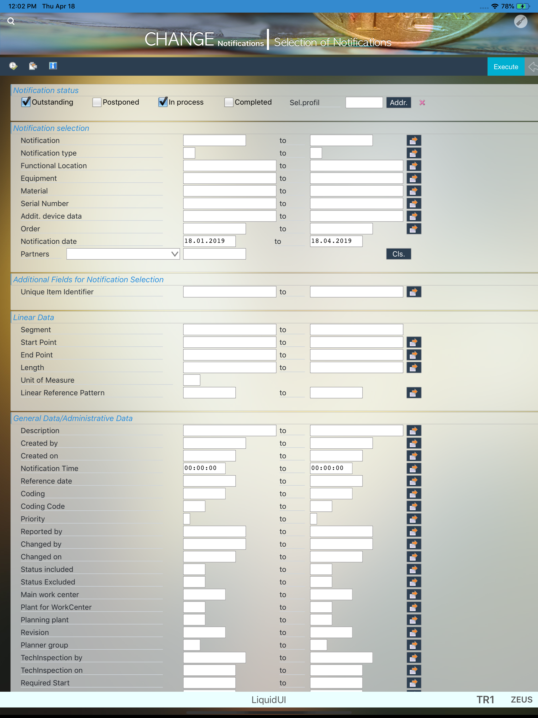 Liquid UI Client for SAP