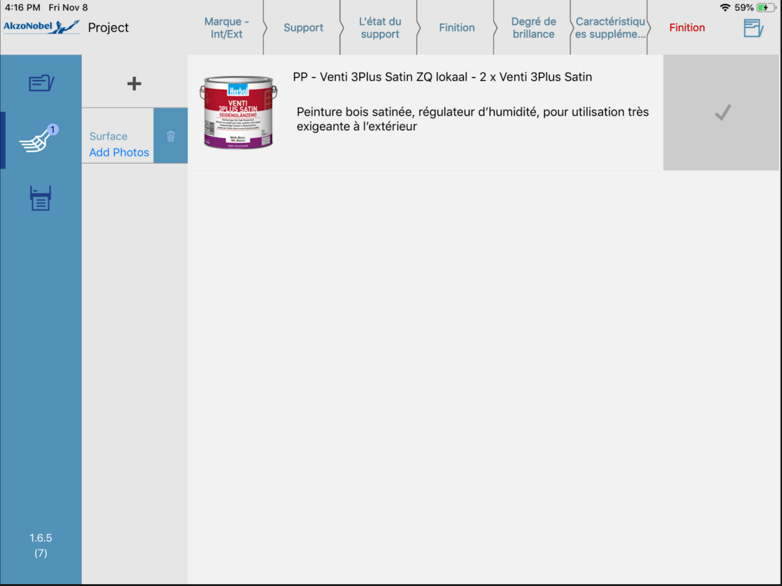 PaintSpec BE FR screenshot 3