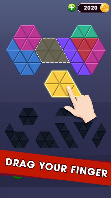 Triangle Puzzle - Block Hexa