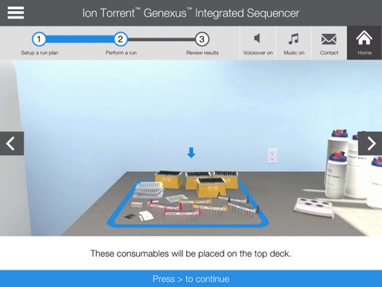 Genexus iPad screenshot