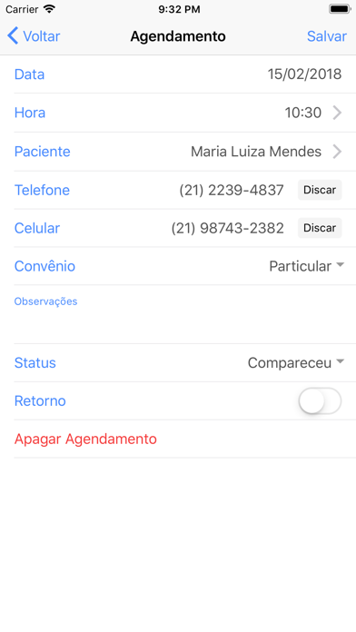 Screenshot #2 pour Consultório Live VBB Software