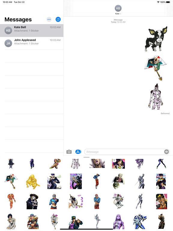 Screenshot #6 pour Jojo's Stickers