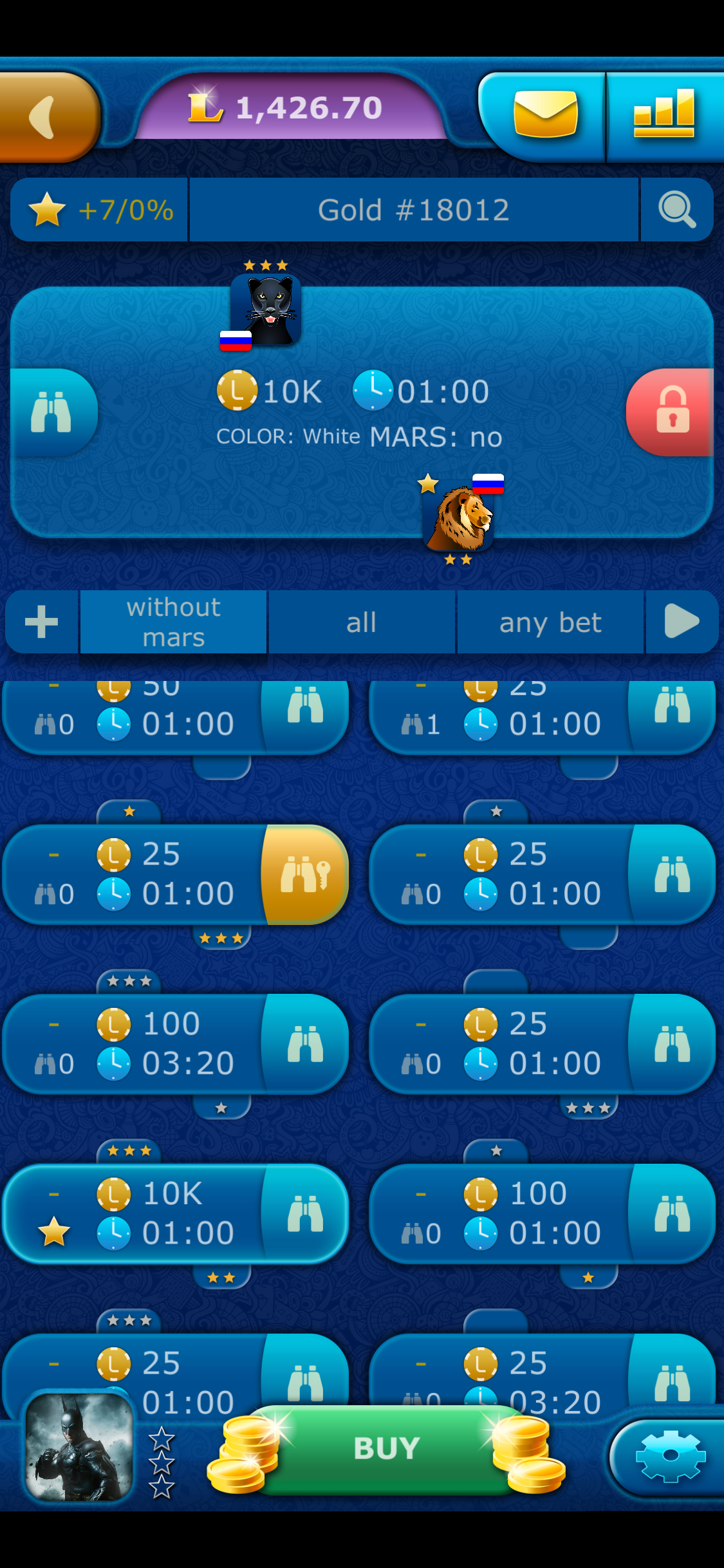 Online Backgammon LiveGames