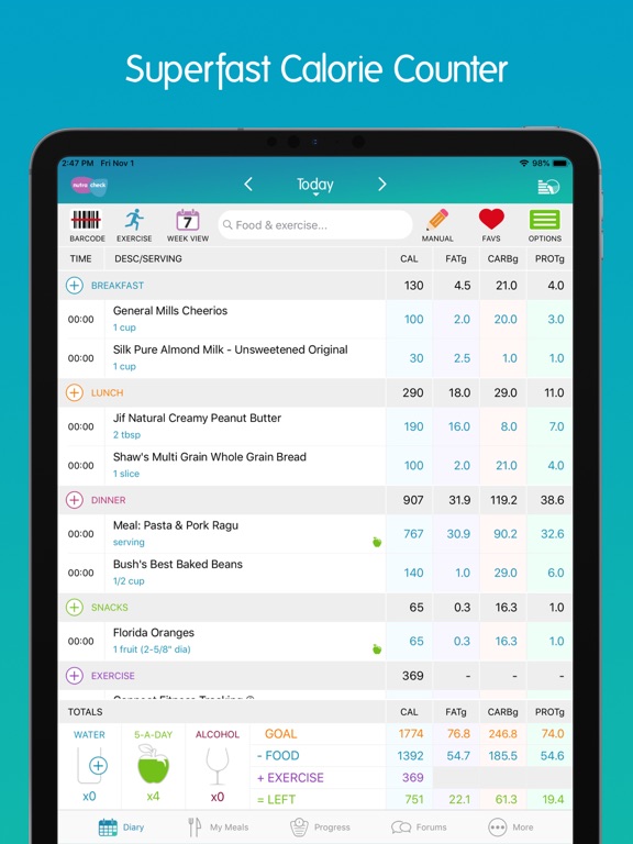 Calorie Counter + screenshot