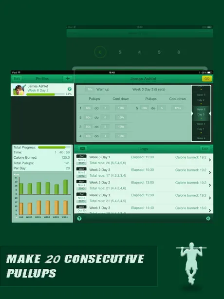 Pullups Coach for iPad