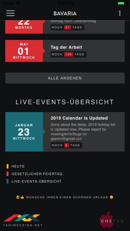 Deutschland Feiertag Kalendar screenshot-3