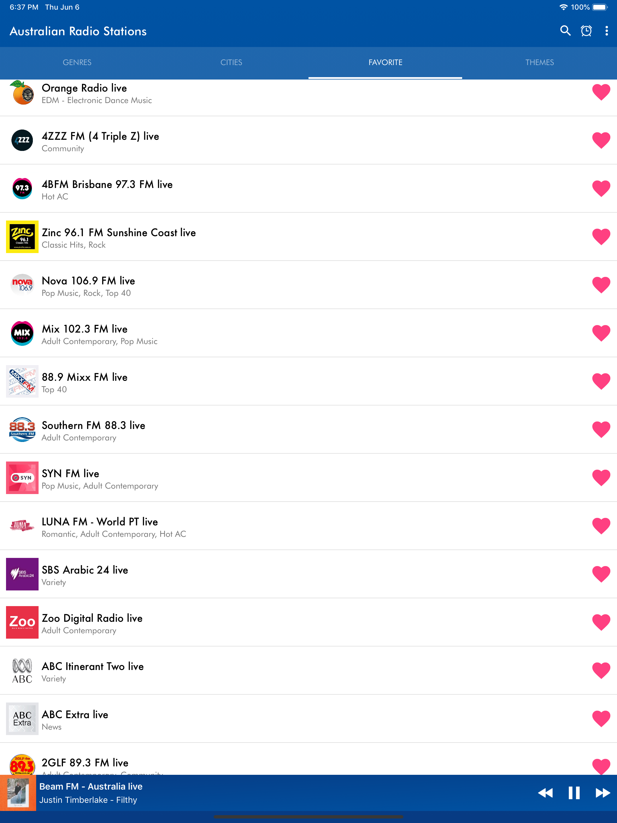 Australian Radio Stations screenshot 7
