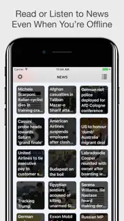 news widget - offline reader iphone screenshot 1