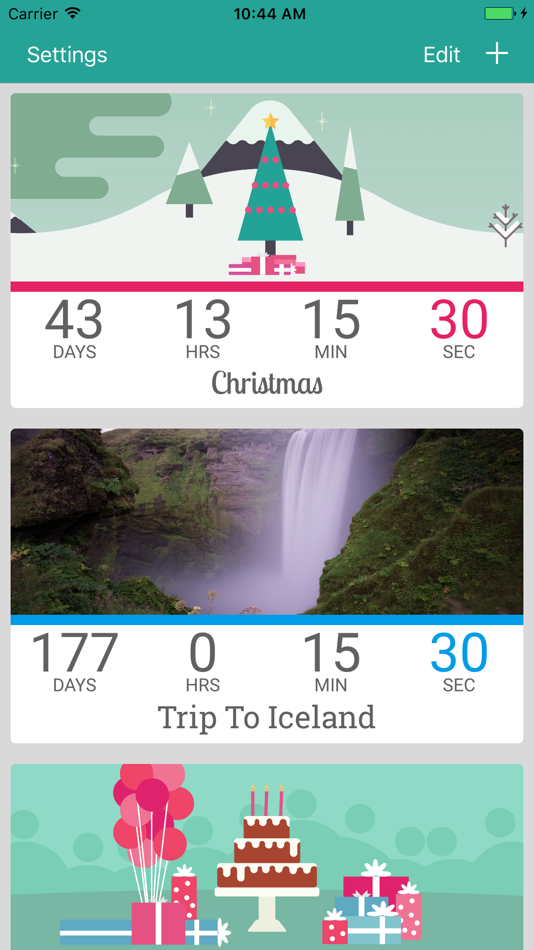 #1. Countdown by timeanddate.com (iOS) 由: timeanddate.com