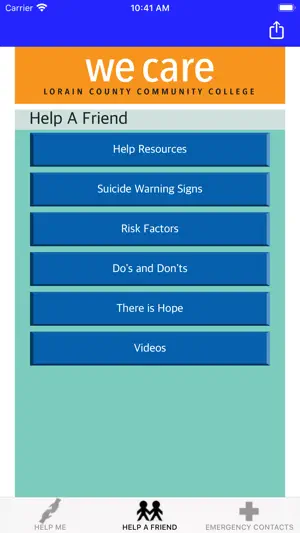 We Care-Lorain County CC screenshot 1
