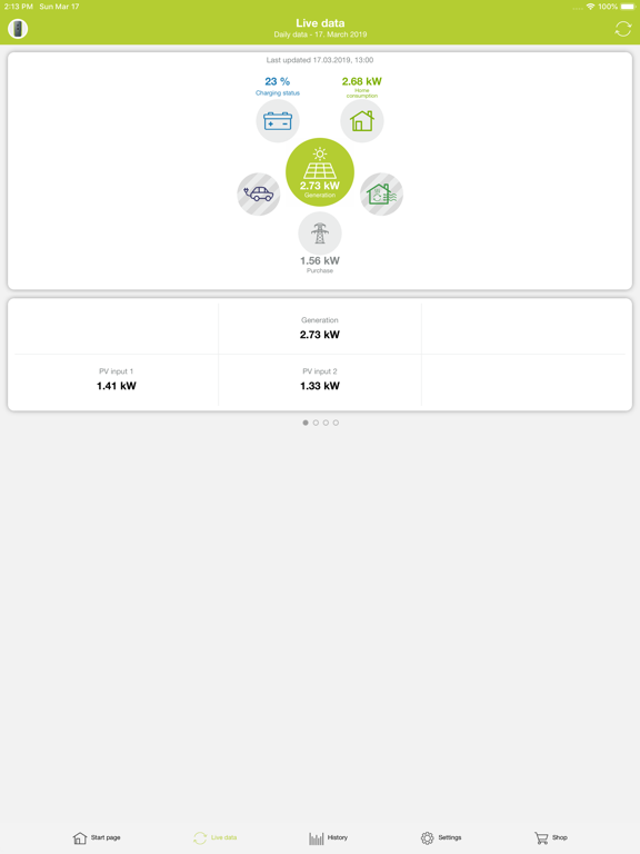 KOSTAL Solar App iPad screenshot