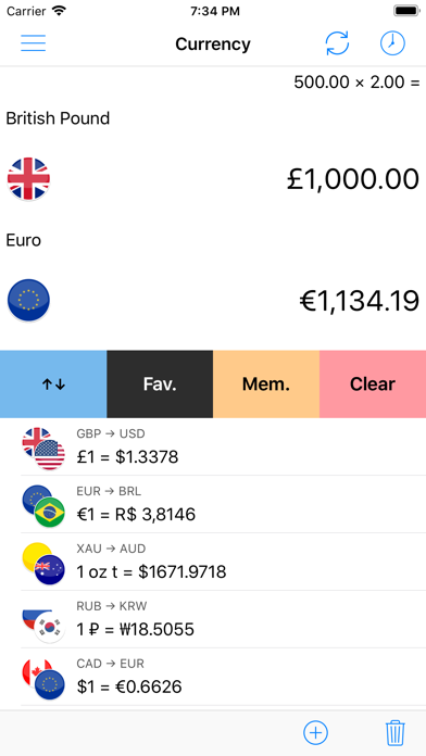Calculator² iPhone screenshot
