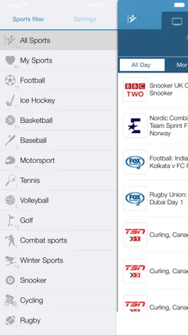 Game screenshot Live Sport TV Listing Guide mod apk