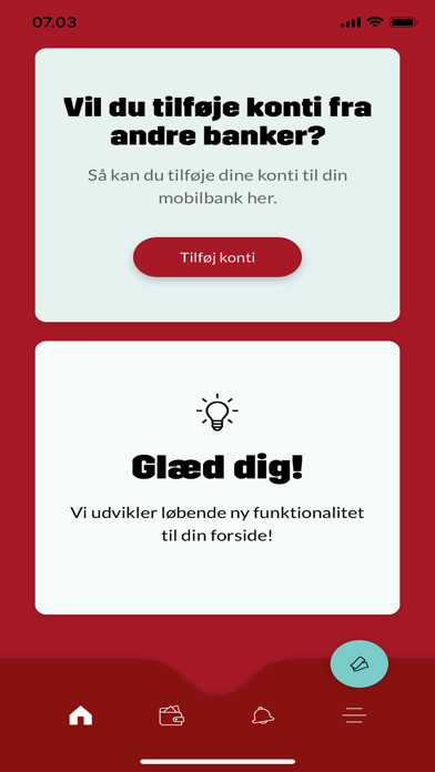 Mobilbank MiddelfartSparekasse Screenshot