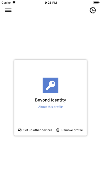 Beyond Identity Screenshot