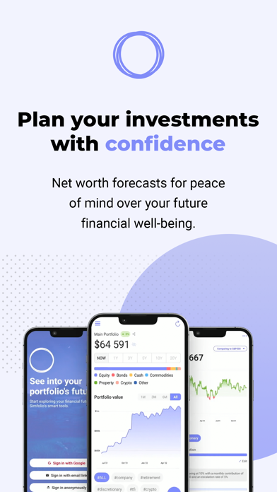 Simfolio - Financial Planner Screenshot