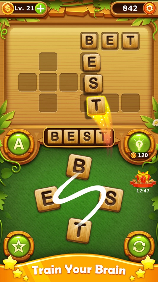 #4. Word Cross: Word Puzzle Game (iOS) By: 举 郑