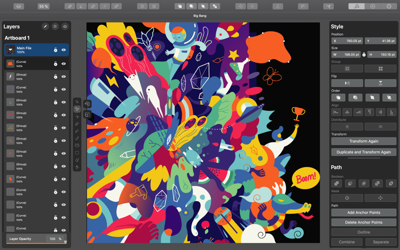 Vectornator Pro - Vector Art screenshot 3