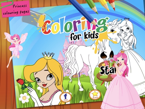 princess fairy tales coloring  app price drops