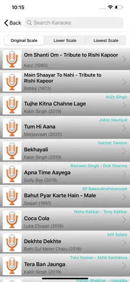 Game screenshot SingerZone Bollywood Karaoke apk