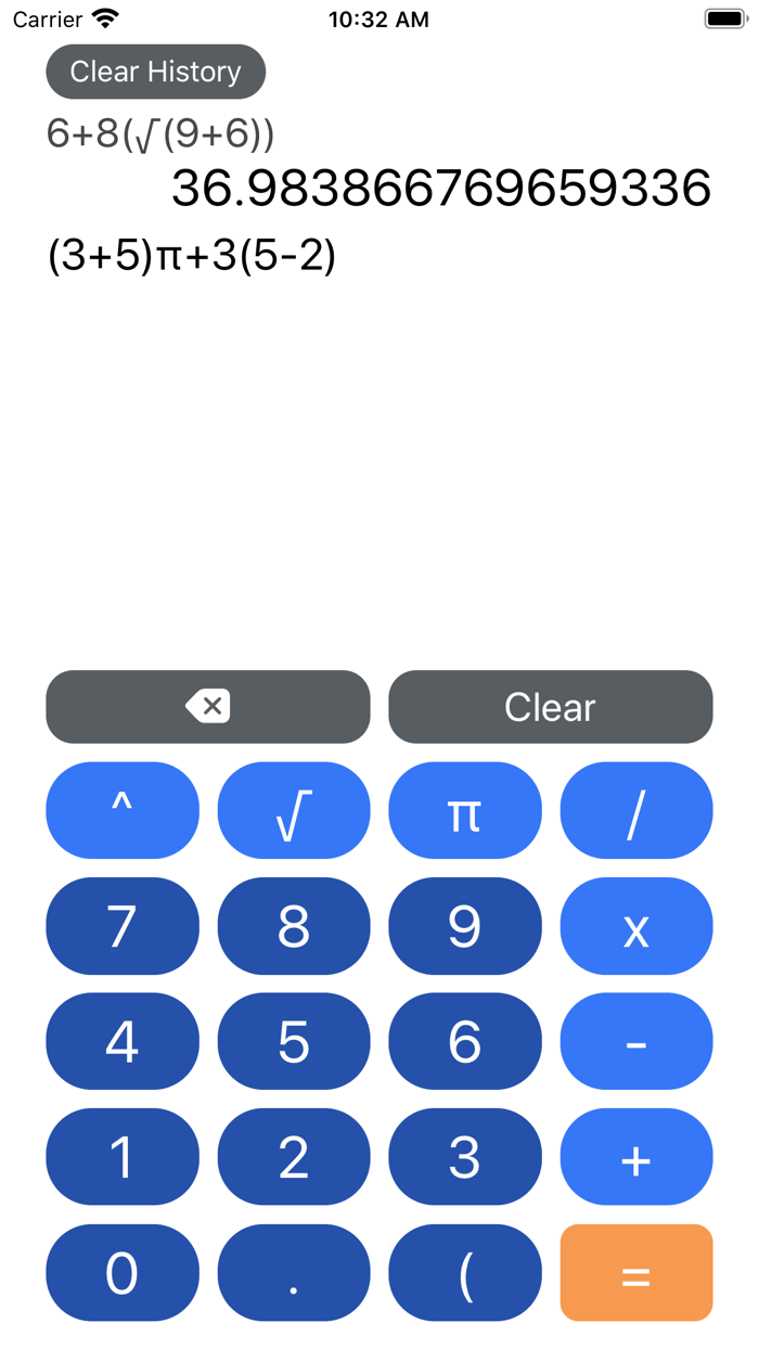 Multi Line Calculator