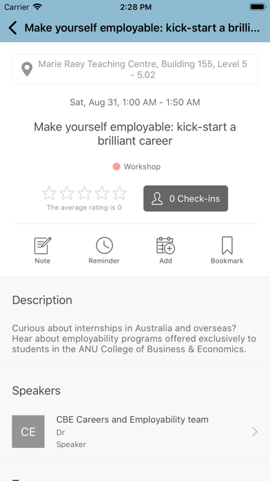 Screenshot #3 pour ANU Open Day 2019