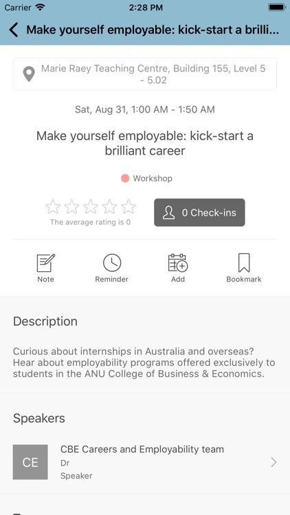 ANU Open Day 2019