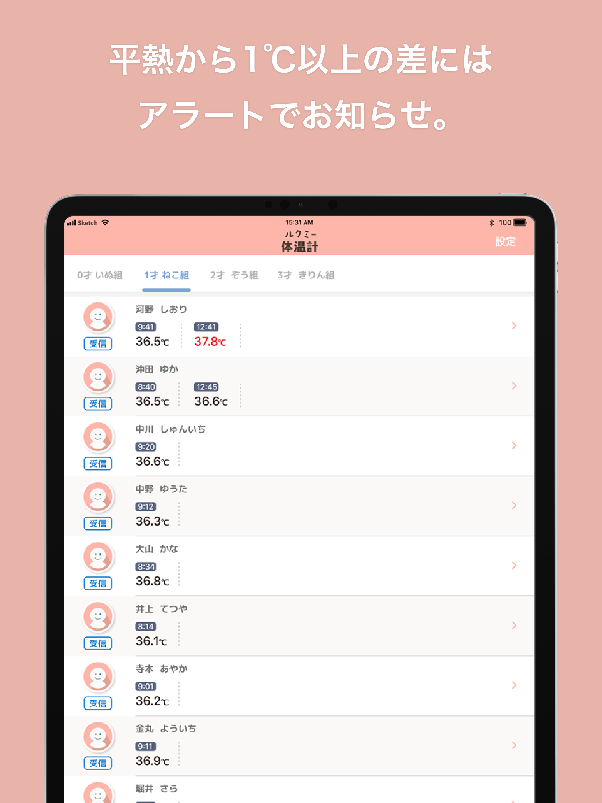 ルクミー体温計