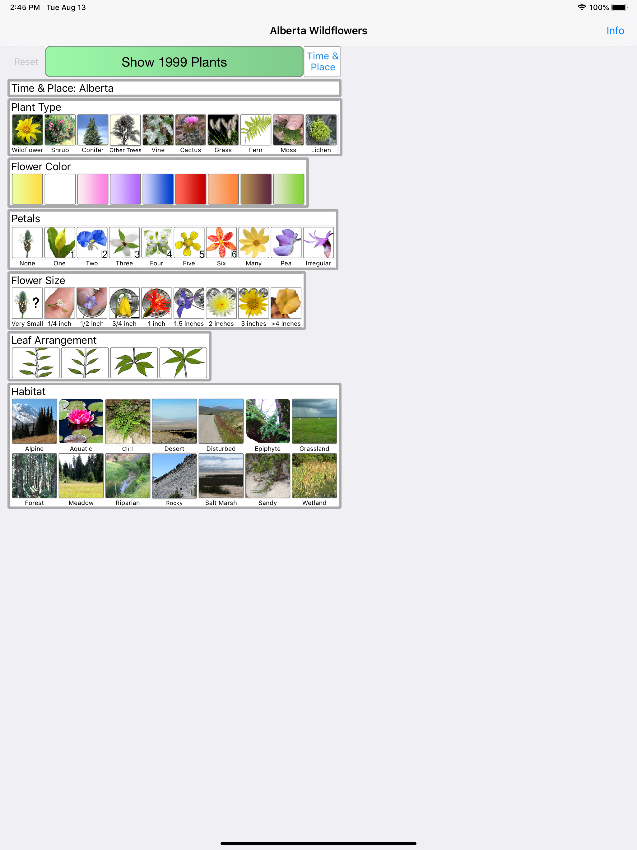 Alberta Wildflowers screenshot 10