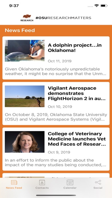 Screenshot #2 pour OSU Research
