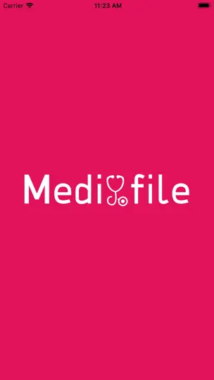 Capture d'écran de MediFile sur iPhone 4