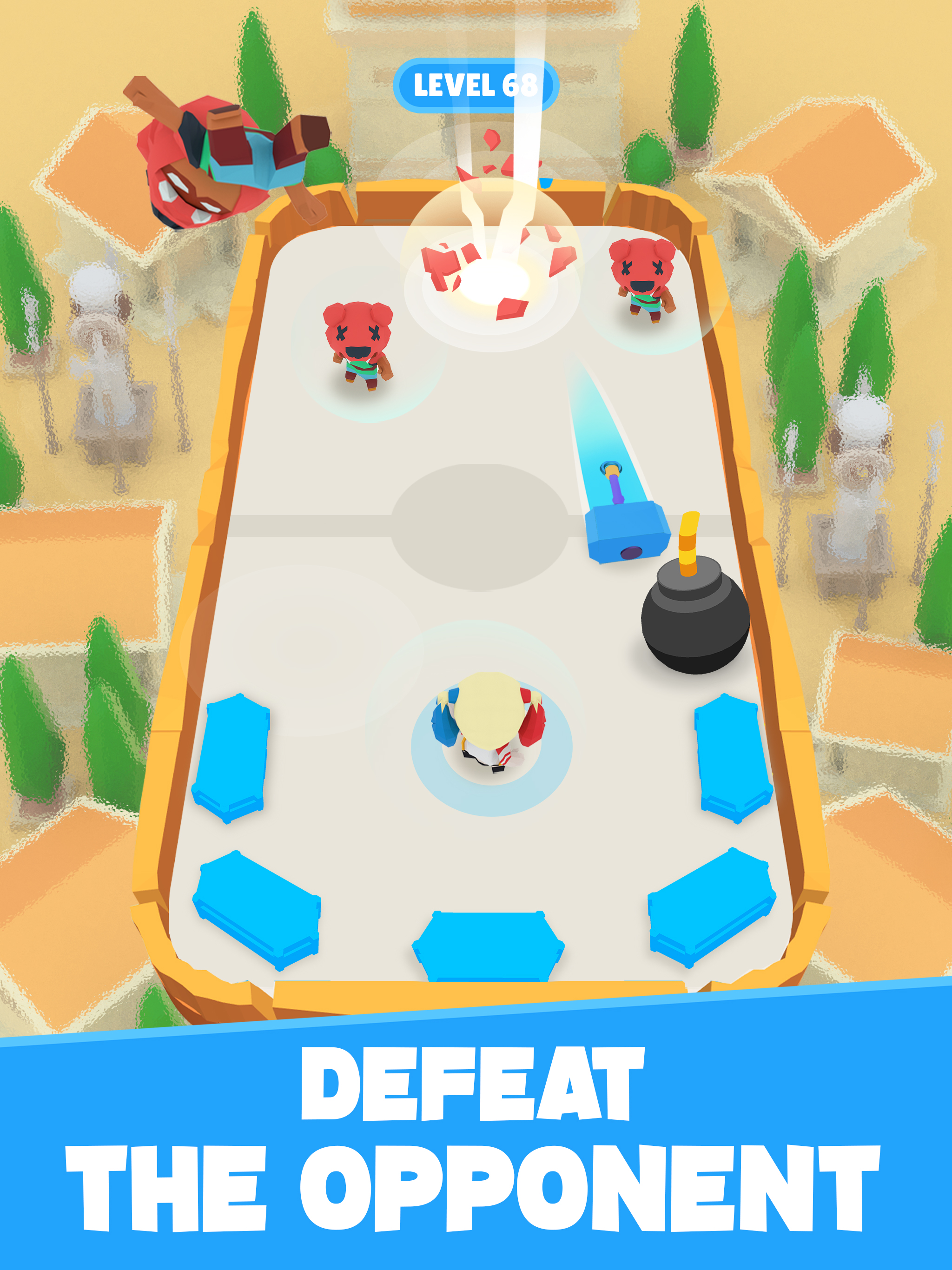 Crash Battle 3D Disc Fight