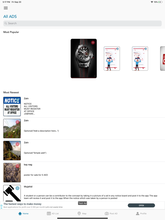 Screenshot #6 pour Noticeboard App