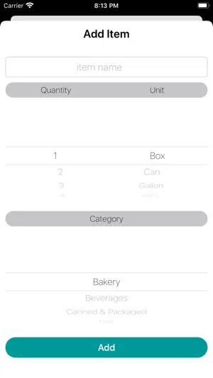 GroceryList. screenshot 3