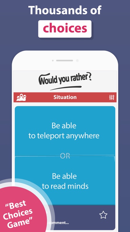 Would you rather? Fun quizzes