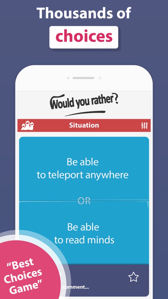 #1. Would you rather? Fun quizzes (iOS) 由: Cabridens Jerome