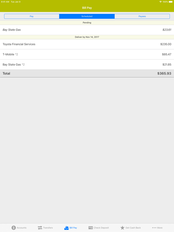 Jovia Financial Credit Union iPad screenshot 6 - Finance app