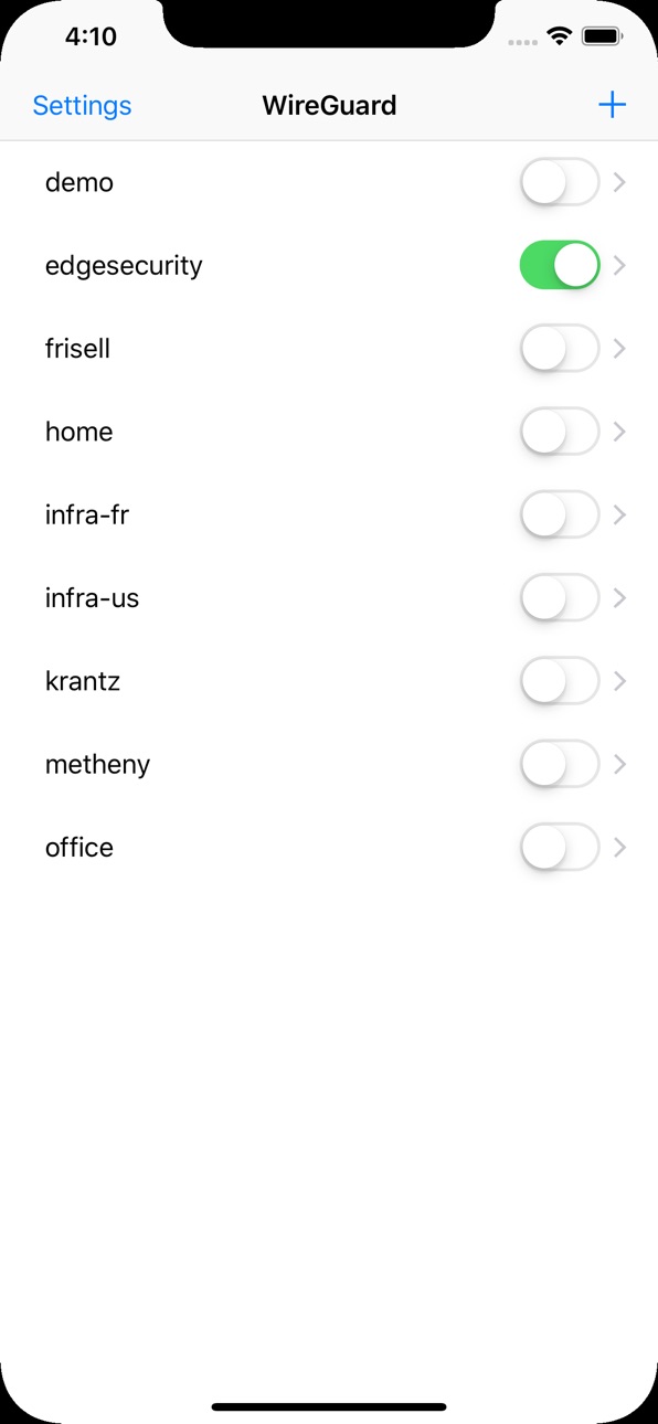 iPhone screenshot