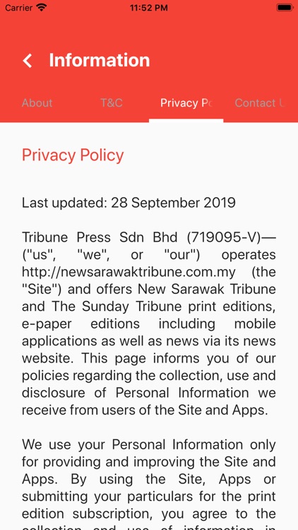 New Sarawak Tribune e-paper screenshot-4